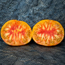 95 Dwarf Big Orange Stripe Tomato, 5 Seeds