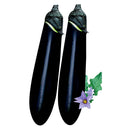 'Glossy Black' Long Eggplant Seeds