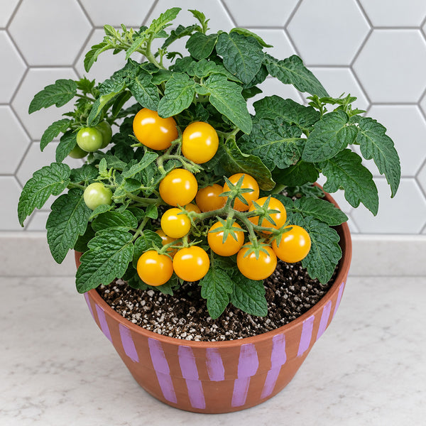 484 Micro Dwarf Pinocchio Orange Tomato, 3 Seeds
