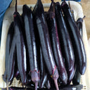 'Glossy Black' Long Eggplant Seeds