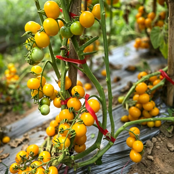 781 Variegated Potato Leaf Cherry Tomato, 5 Seeds