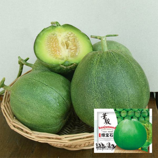 Huajun Emerald Sweet Melon Seeds, 50 Seeds