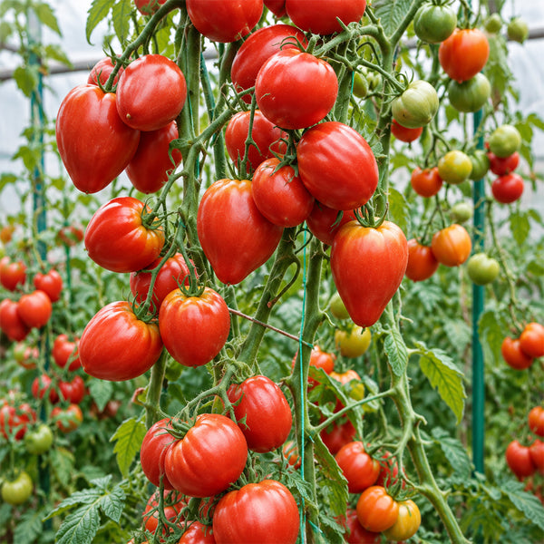 160 German Red Strawberry Tomato, 5 Seeds