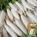 'Zao Luobo No. 13' White Radish Seeds, 20g