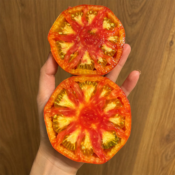 142 Jason 18/1 Striped Tomato, 5 Seeds