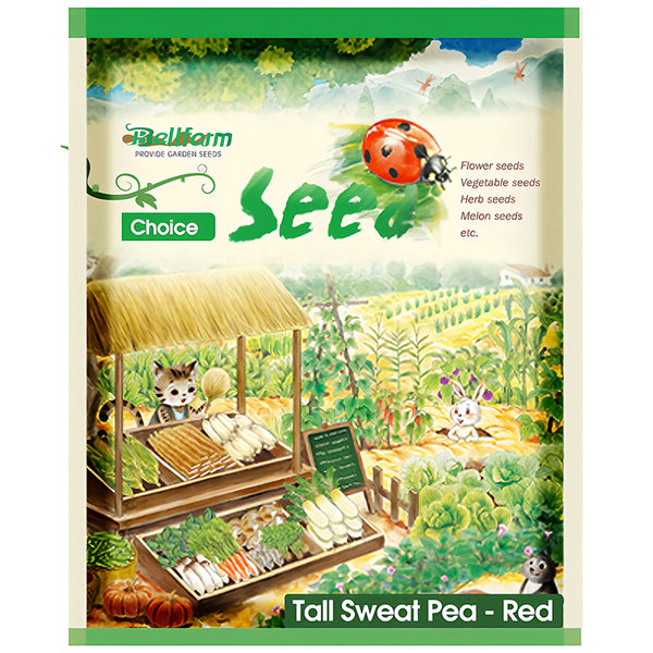 Tall Sweet Pea, Red